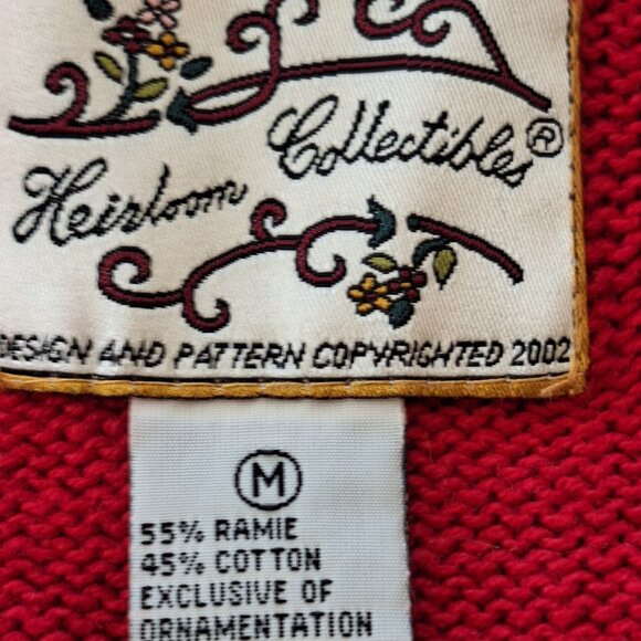 Heirloom Collectibles women's vintage Christmas sweater vest. - Picture 8 of 8
